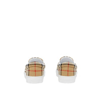 Sneakers sans lacets en coton tressé - Archive Beige