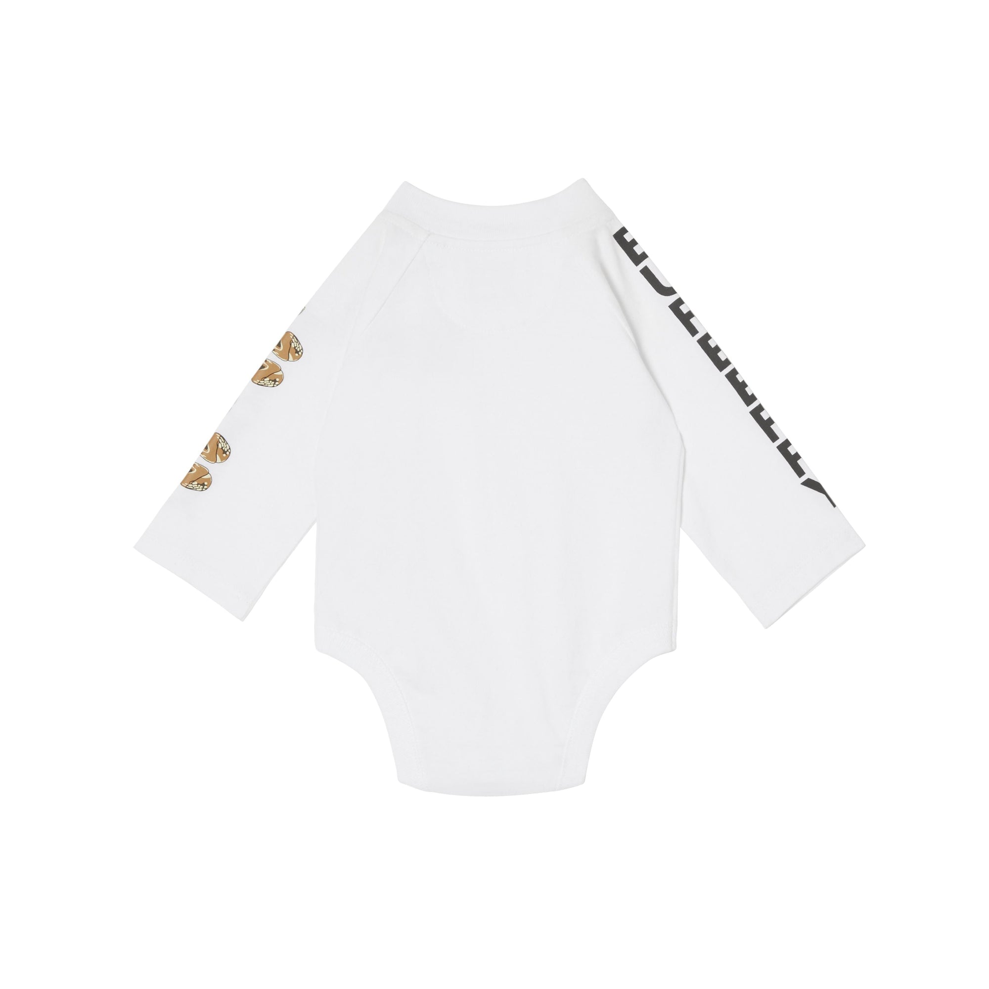 Coffret cadeau deux pièces pour bébé en coton avec Check - White