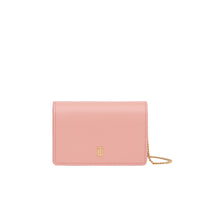 Porte-cartes en cuir avec sangle amovible - Blush Pink