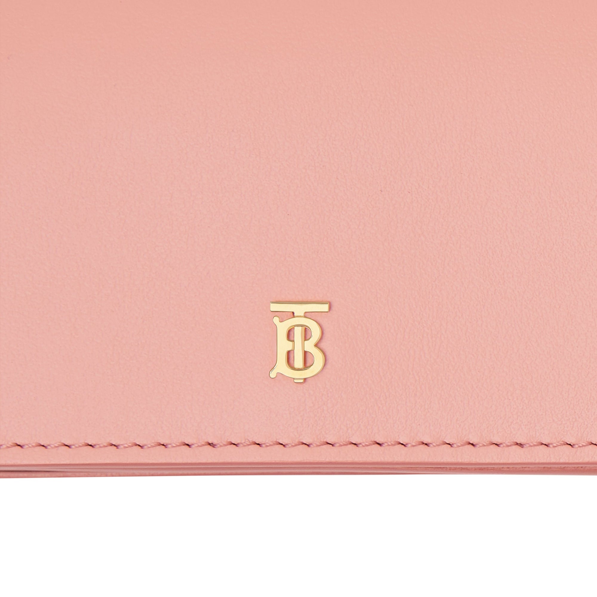 Porte-cartes en cuir avec sangle amovible - Blush Pink