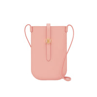 Étui pour téléphone en cuir avec sangle - Blush Pink