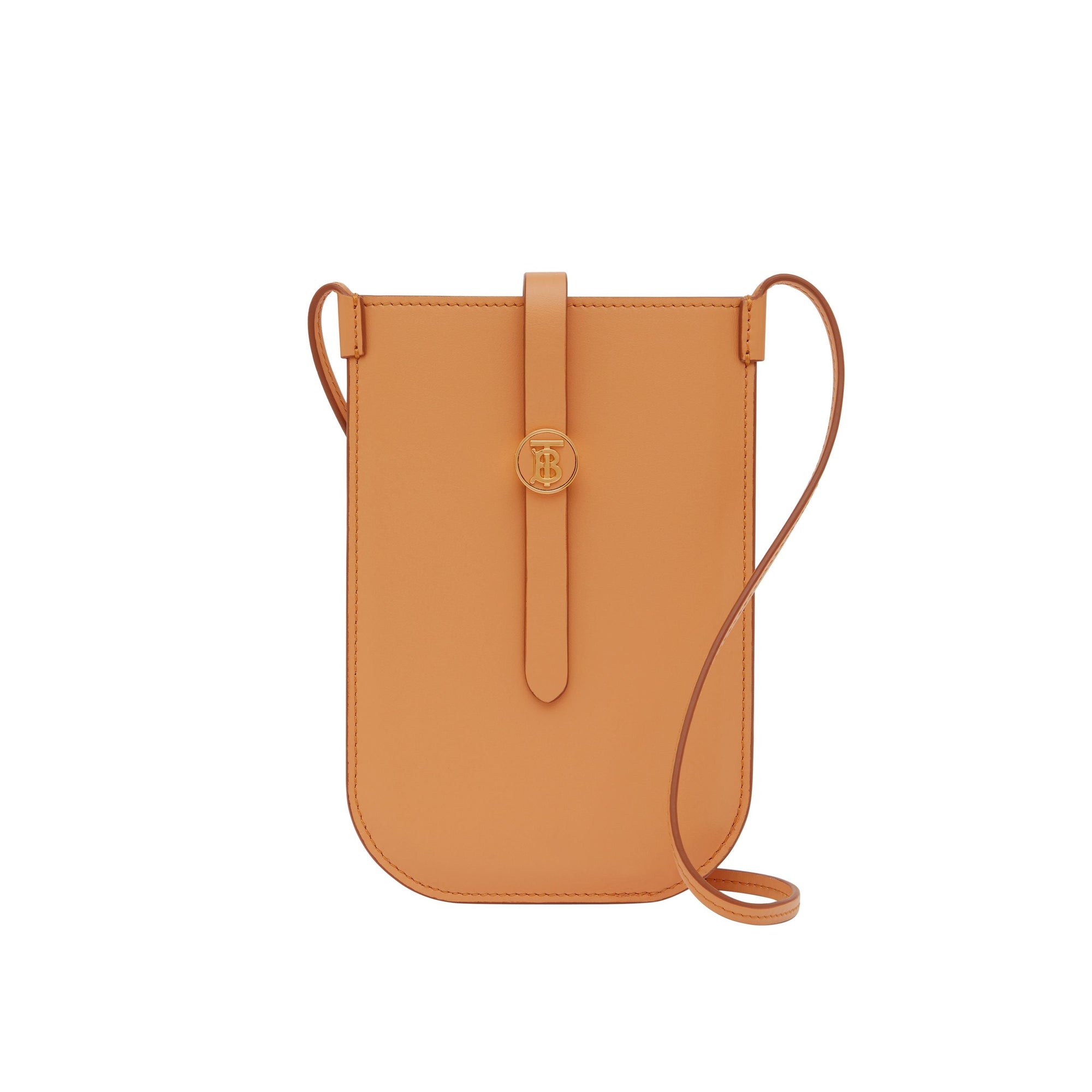 Étui pour téléphone en cuir avec sangle - Warm Sand