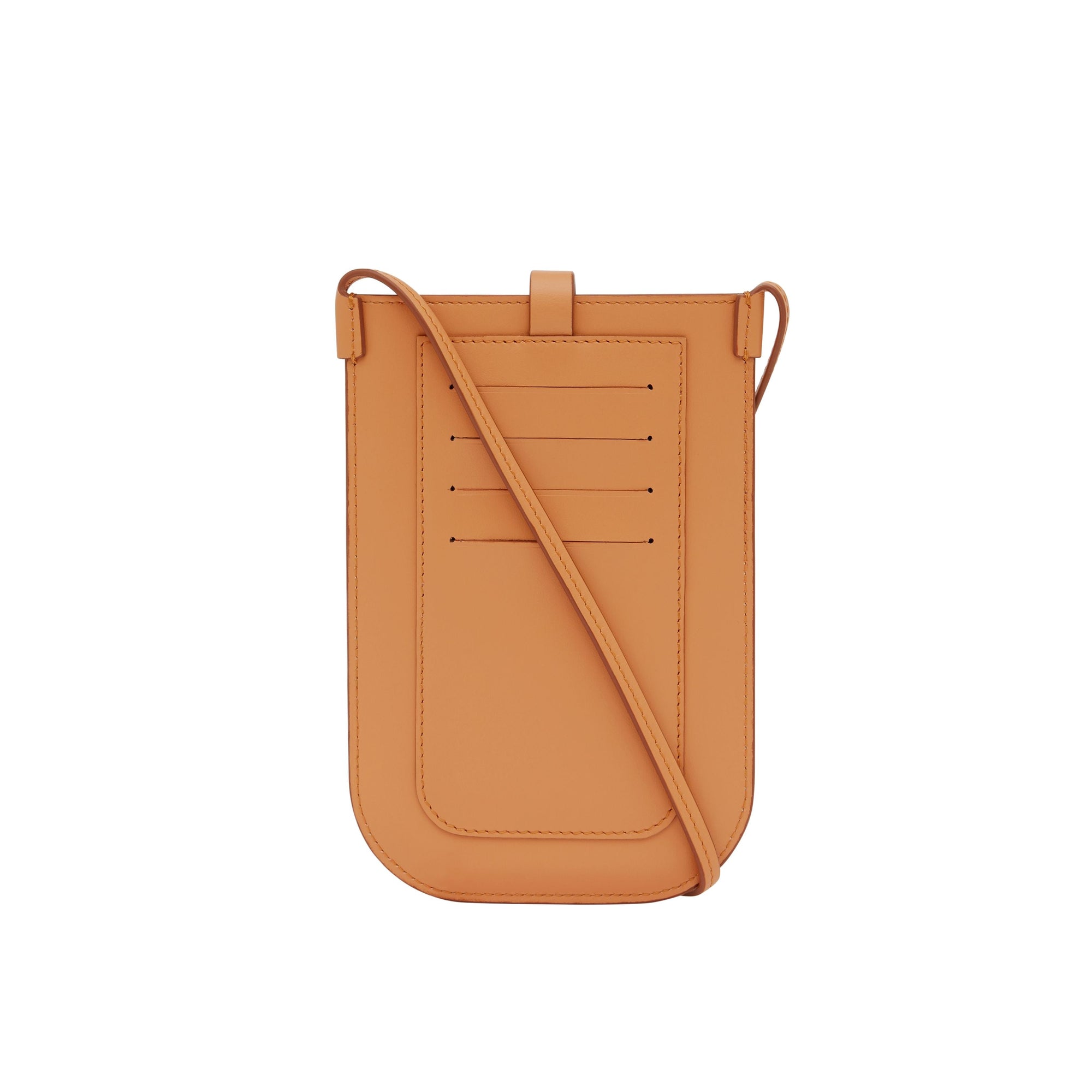 Étui pour téléphone en cuir avec sangle - Warm Sand