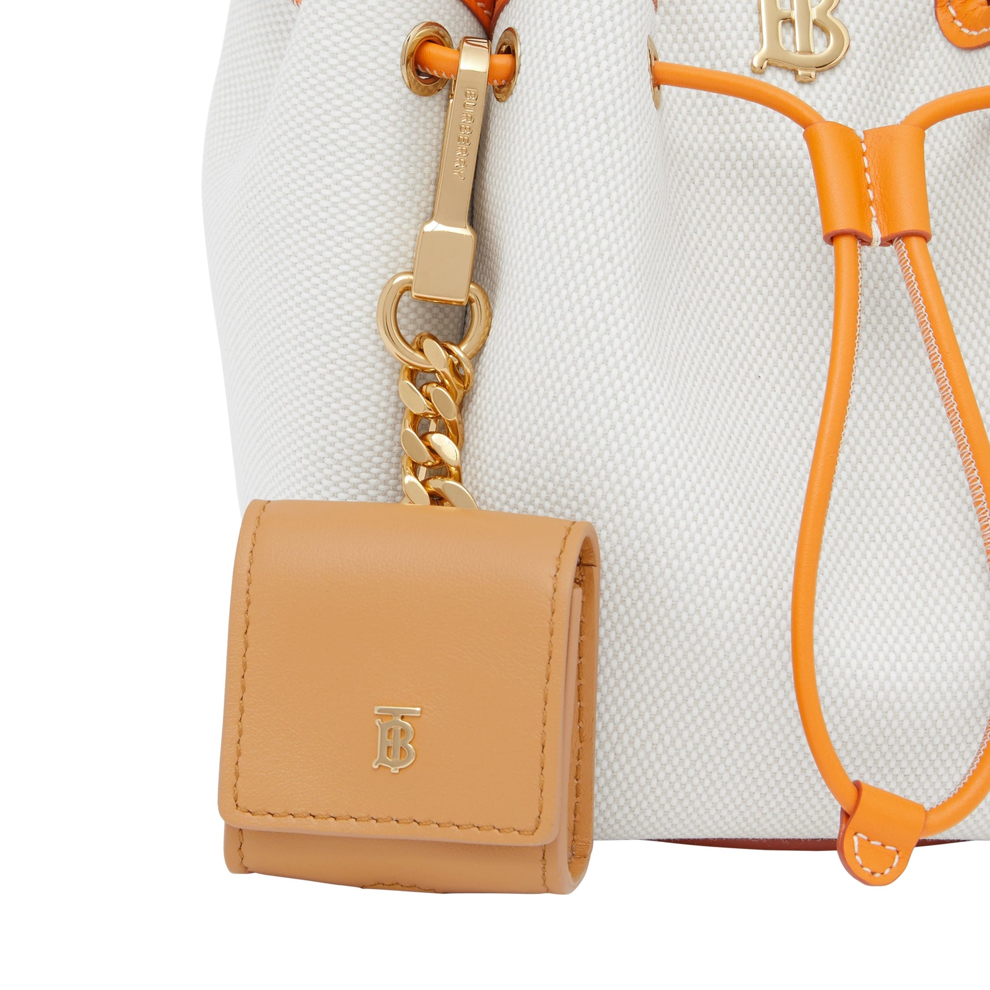 Étui pour airpods en cuir grainé - Warm Sand
