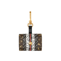 Étui pour AirPods Pro en toile écologique rayé Monogram - Bridle Brown