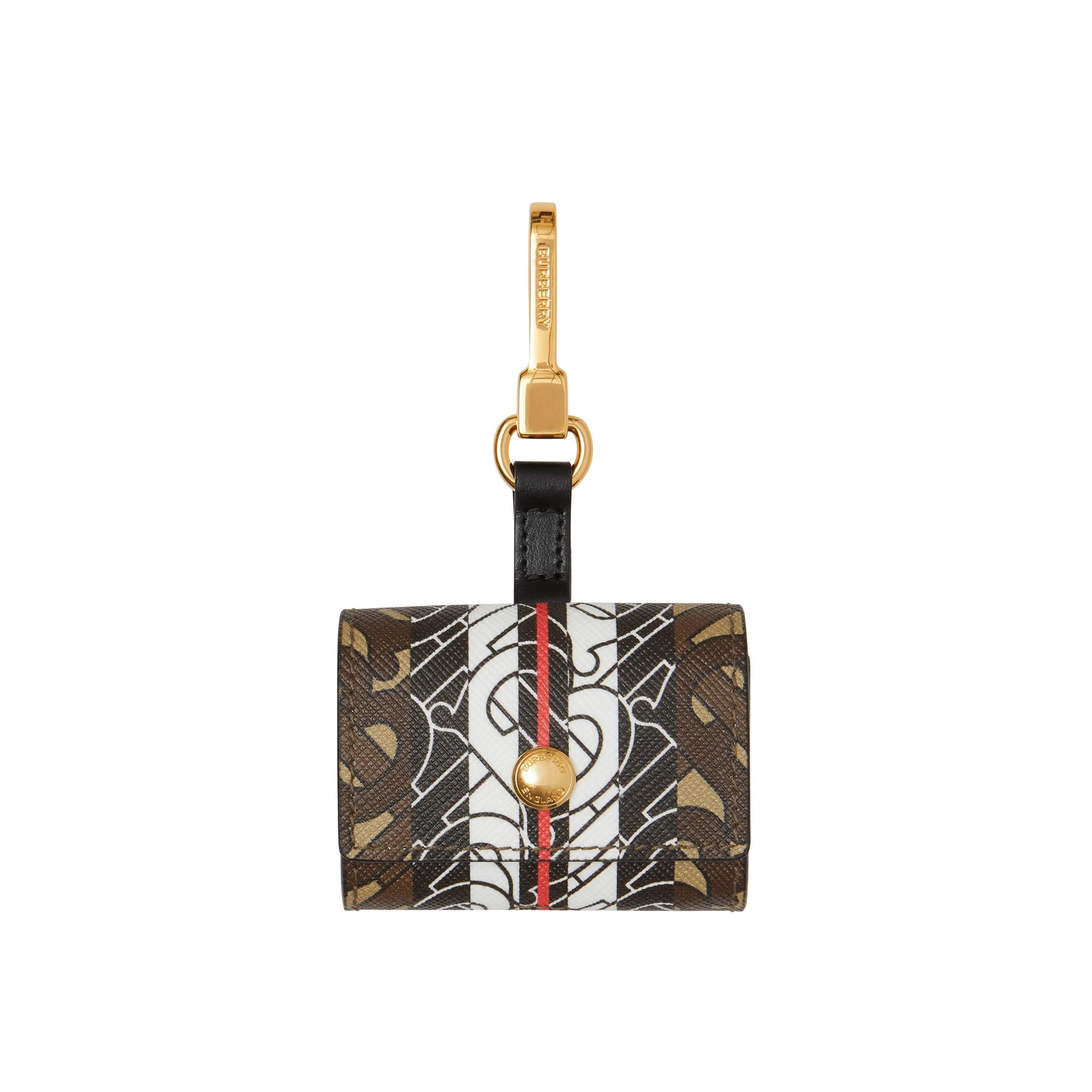 Étui pour AirPods Pro en toile écologique rayé Monogram - Bridle Brown