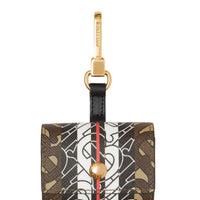 Étui pour AirPods Pro en toile écologique rayé Monogram - Bridle Brown