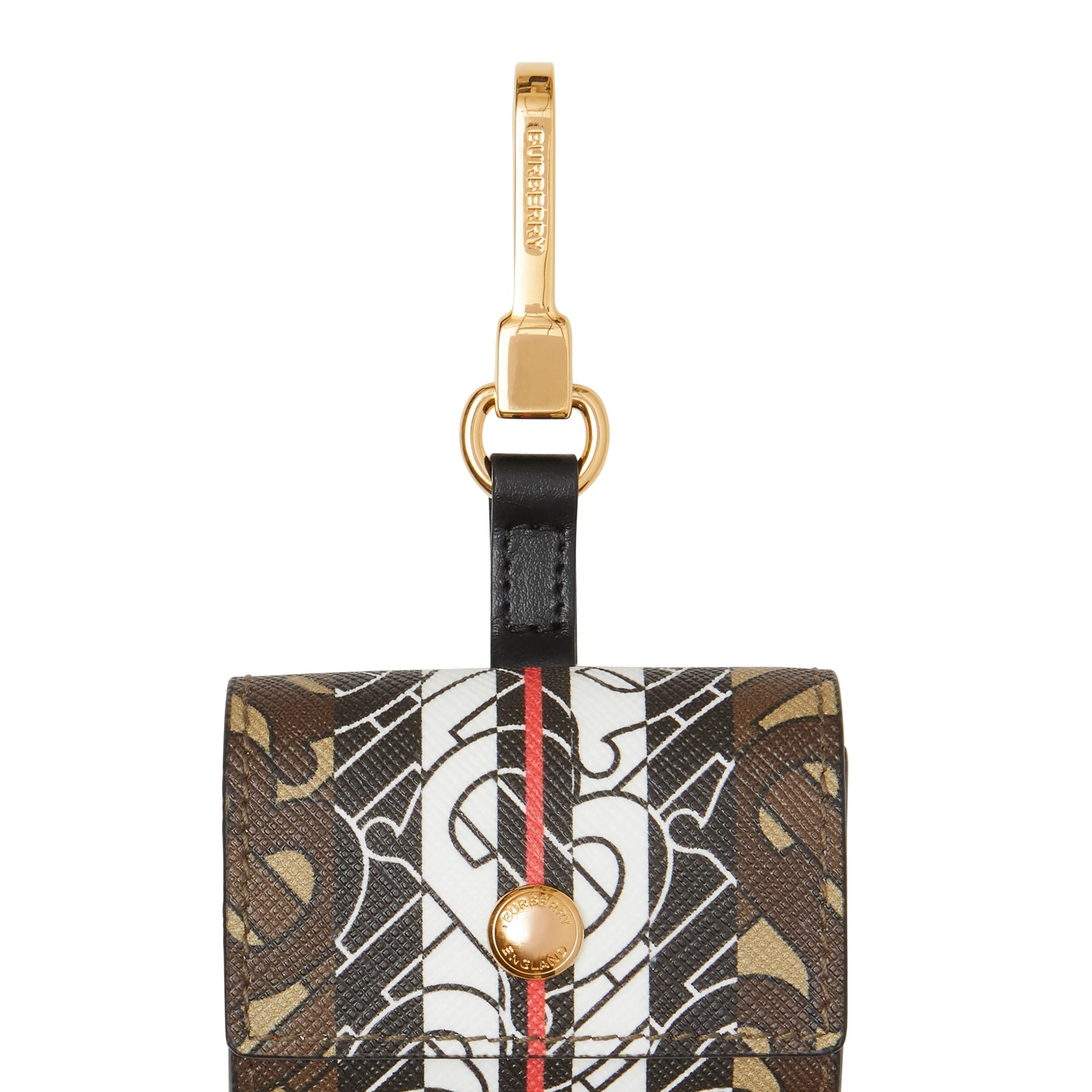 Étui pour AirPods Pro en toile écologique rayé Monogram - Bridle Brown