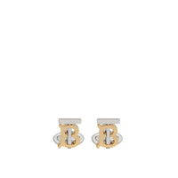 Boutons de manchette plaqués or et palladium Monogram - Light Gold & Palladiom