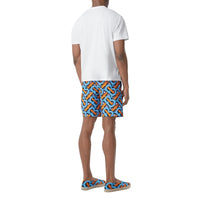 T-shirt monogrammeen coton - White