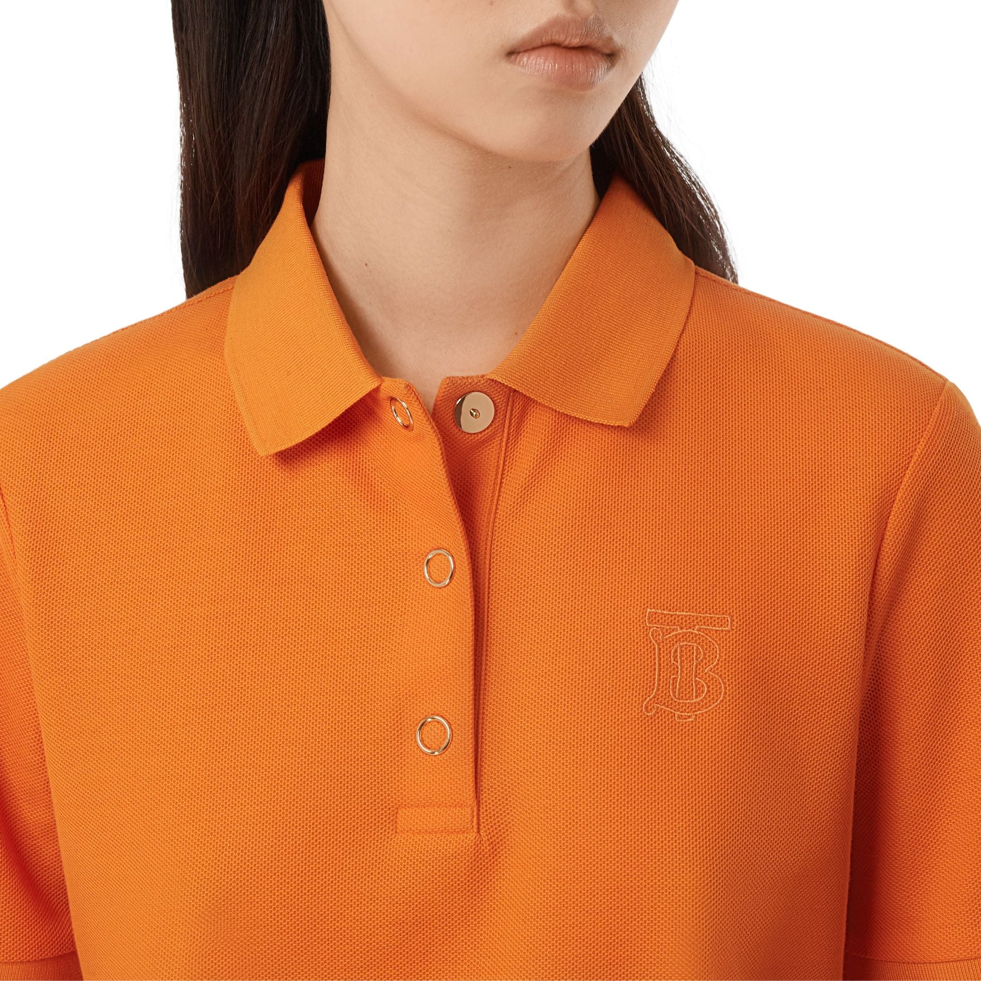 Polo à motif monogramme - Bright Orange
