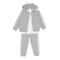 Pantalon de survêtement en coton Monogram - Grey Melange