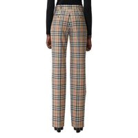 Pantalon tailleur en laine Vintage Check - Archive Beige Check
