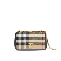 Petit sac Lola en cachemire Check - Archive Beige