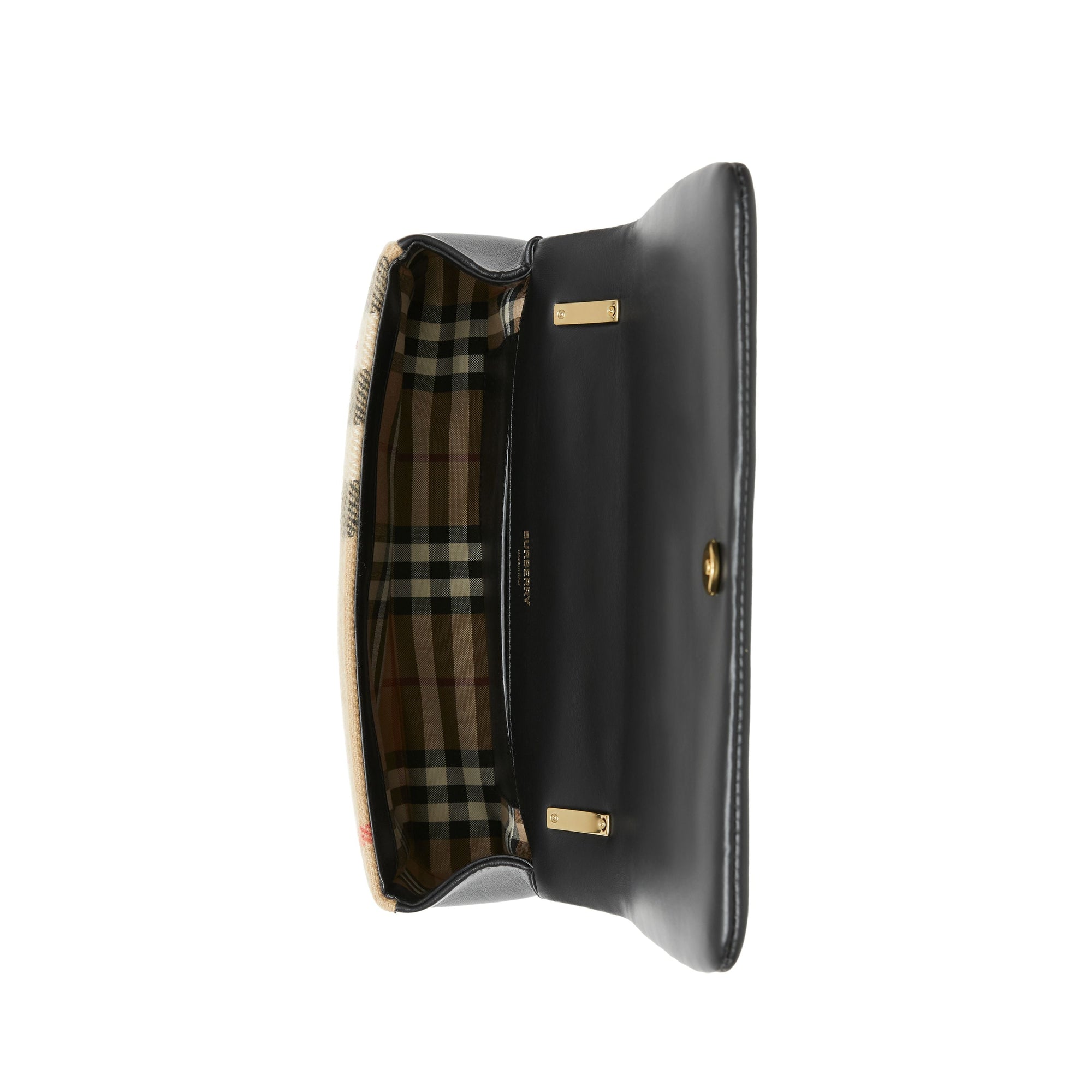 Petit sac Lola en cachemire Check - Archive Beige