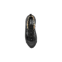 Sneakers Arthur en cuir verni - Black & Archive Beige
