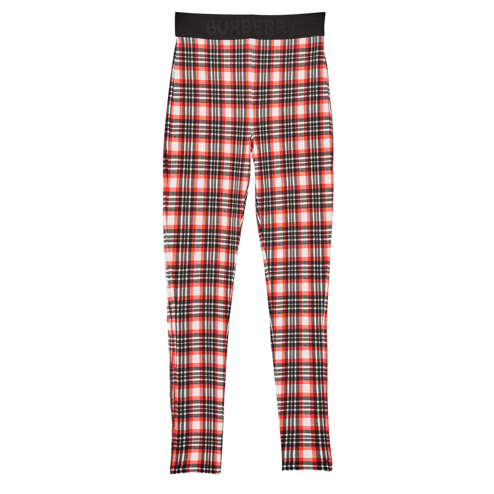Legging en jersey stretch Check exclusivité en ligne - Bright Red Check