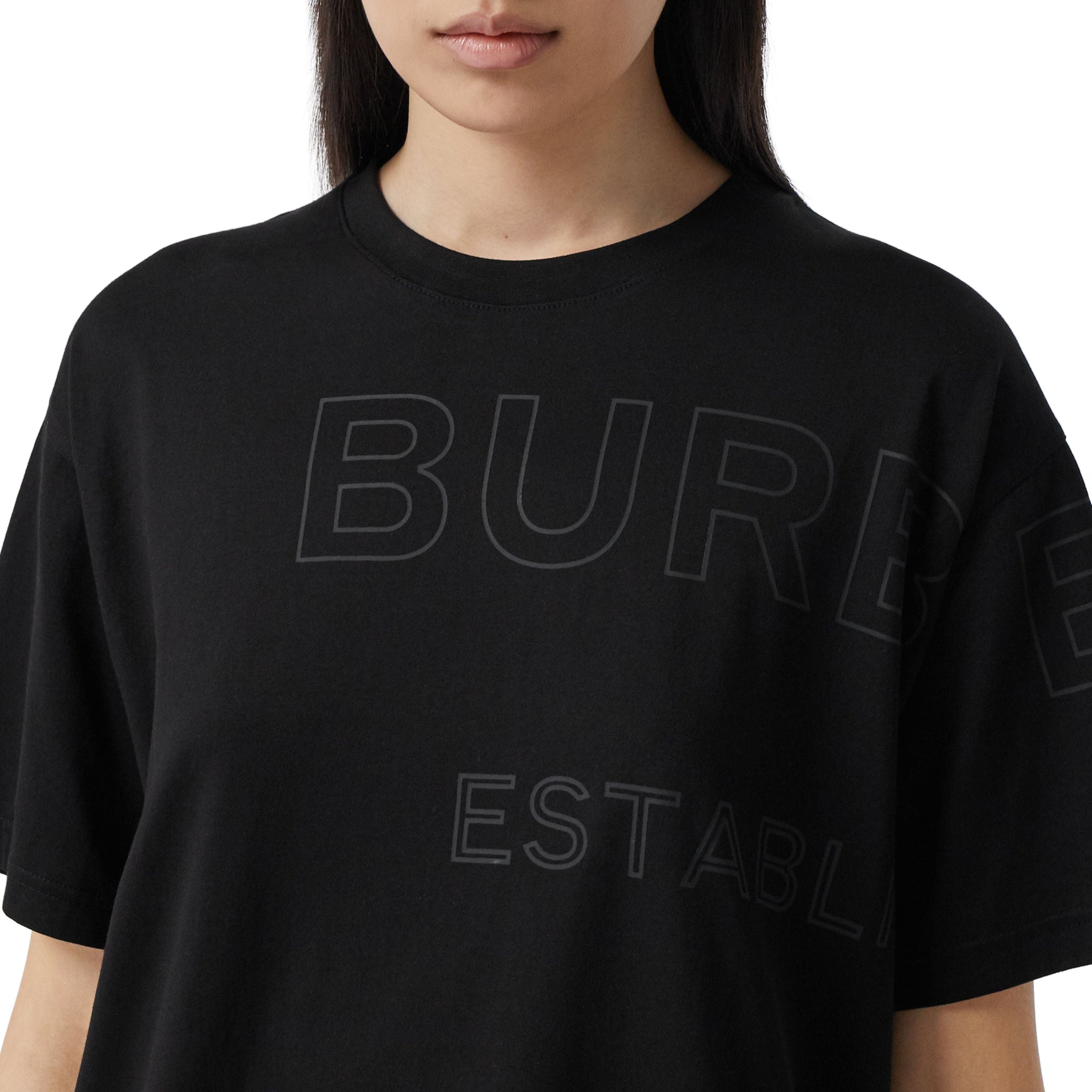 T-shirt oversize en coton Horseferry - Black