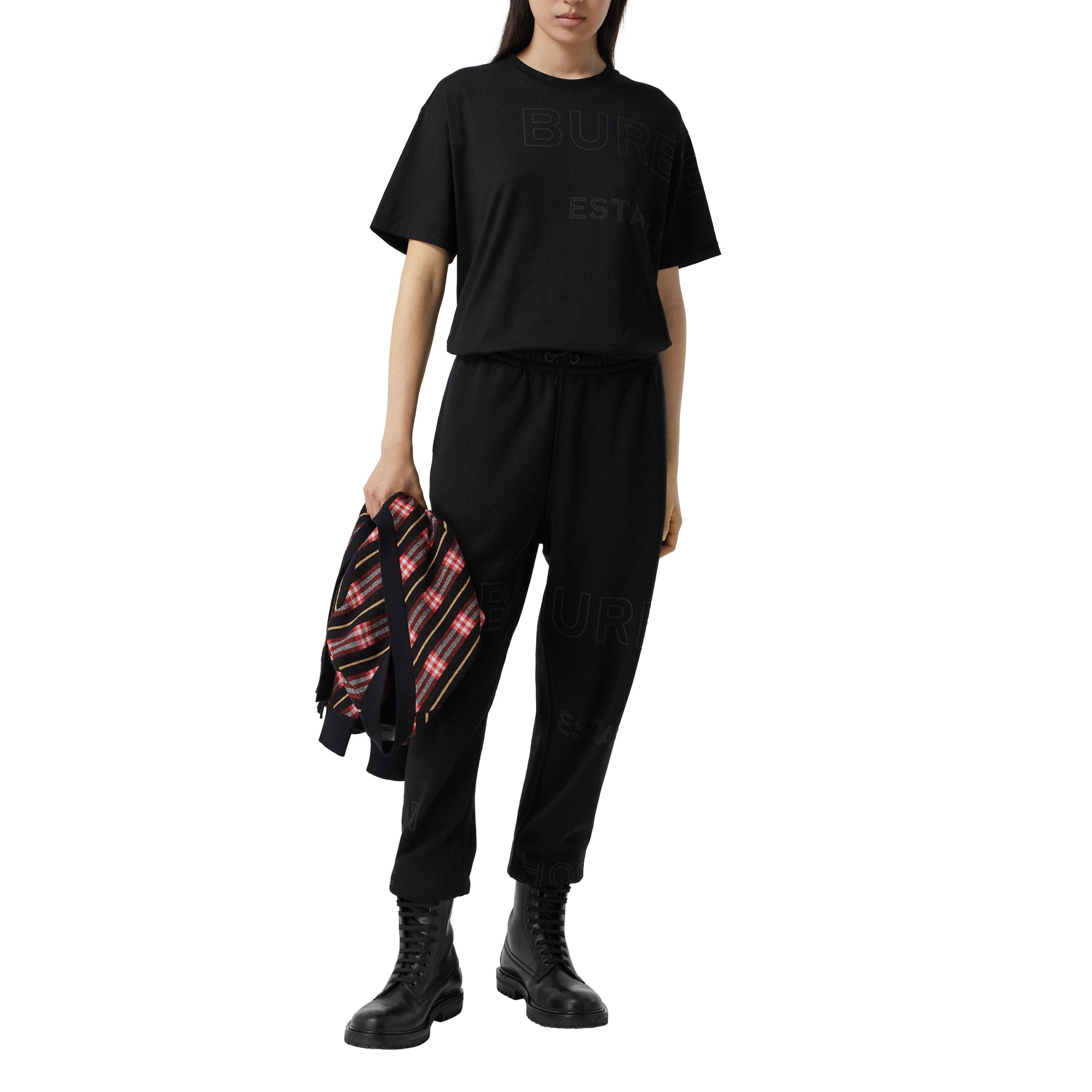 T-shirt oversize en coton Horseferry - Black