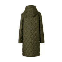 Manteau à capuche thermorégulé matelassé - Military Green