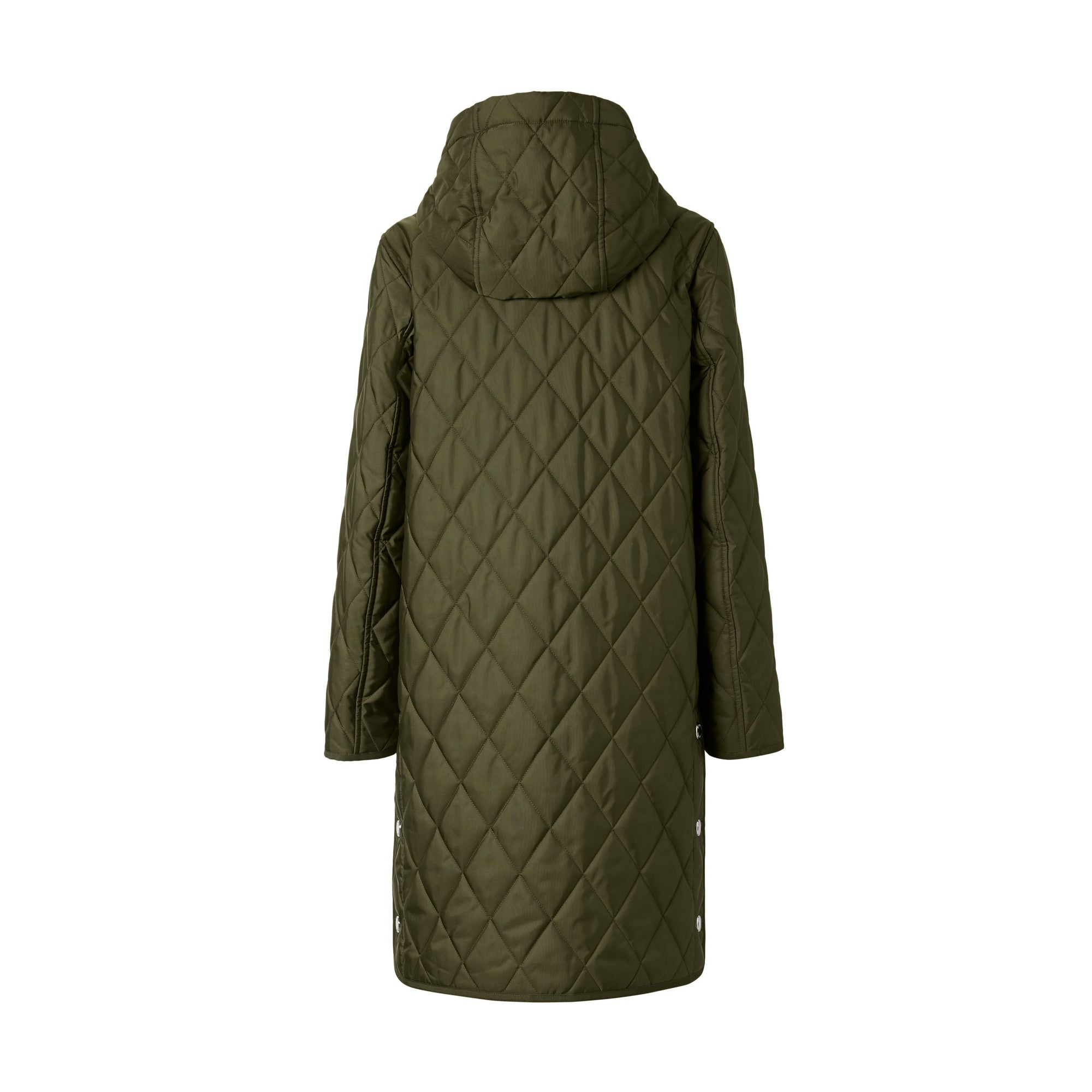 Manteau à capuche thermorégulé matelassé - Military Green