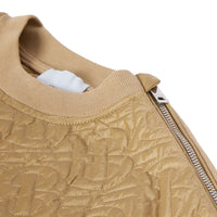 Sweat-shirt en coton matelassé Monogram - Honey