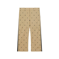Pantalon en coton à motifs étoilé - Sand