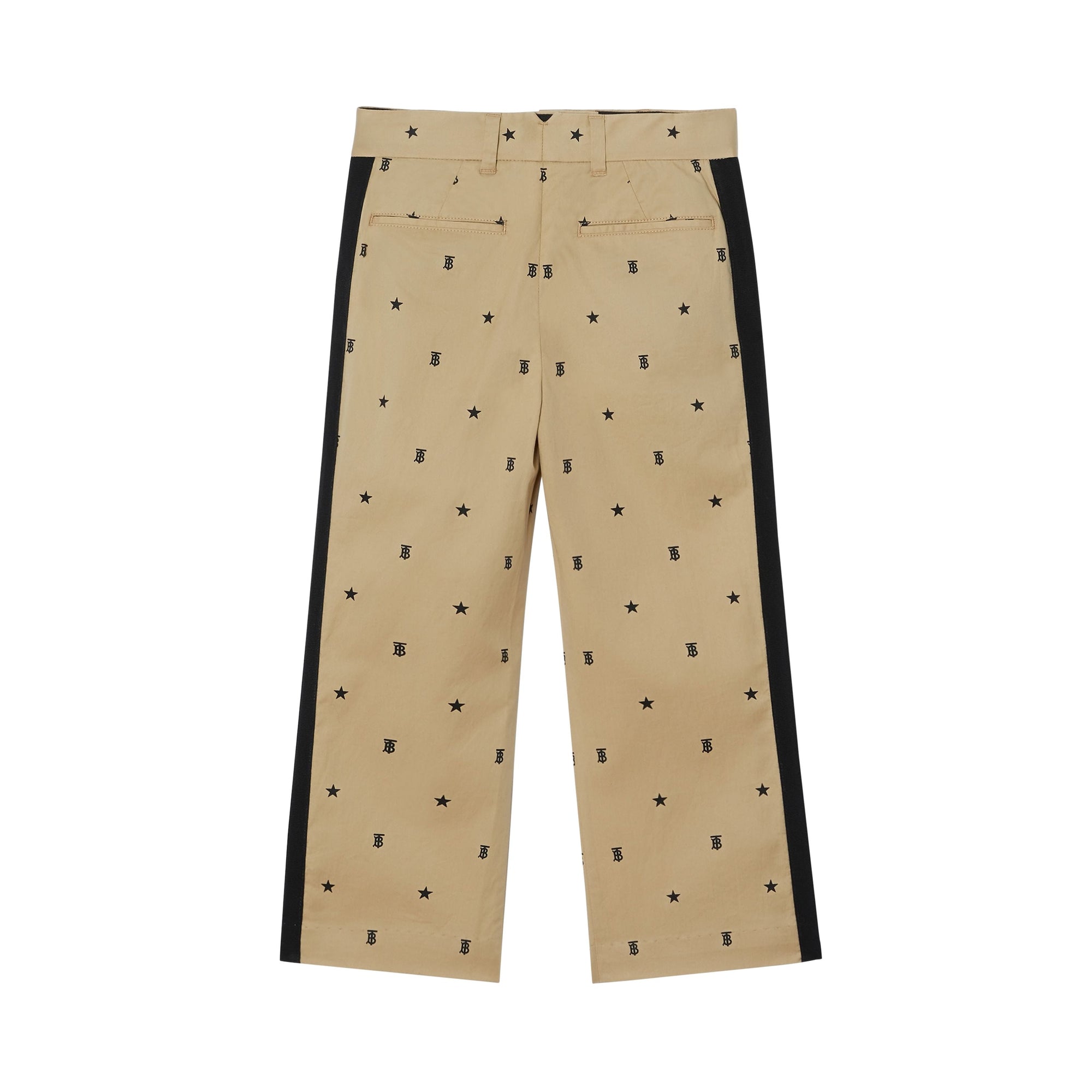 Pantalon en coton à motifs étoilé - Sand