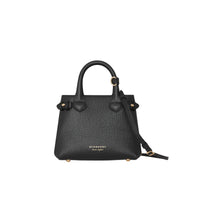 Sac The Baby Banner à motif House check en cuir - Black