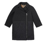 Manteau matelassé Monogram - Black