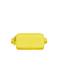 Sac banane en cuir grainé Monogram - Marigold Yellow