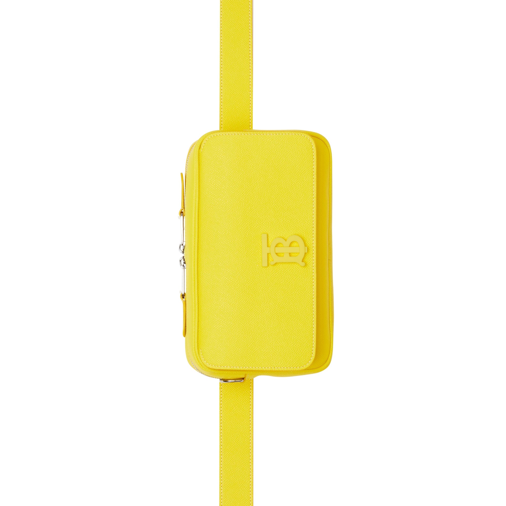 Sac banane en cuir grainé Monogram - Marigold Yellow