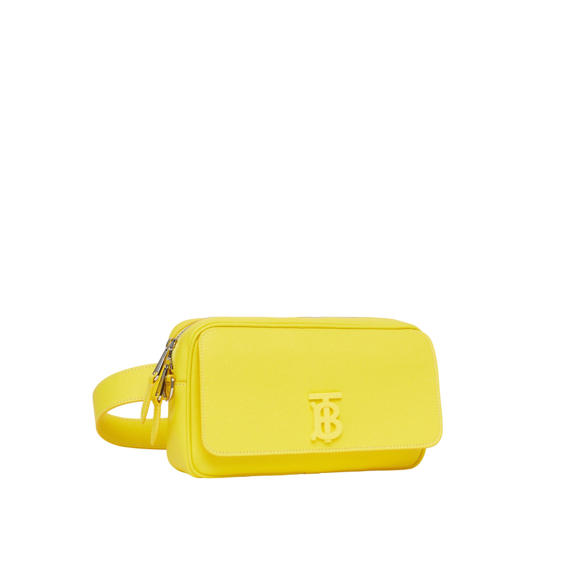 Sac banane en cuir grainé Monogram - Marigold Yellow