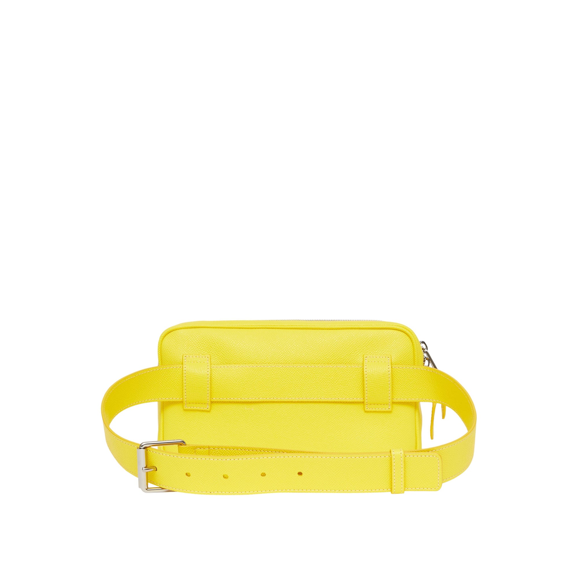 Sac banane en cuir grainé Monogram - Marigold Yellow
