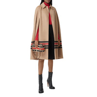 Petit sac Lola en laine rayé - Light Camel