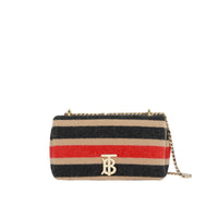 Petit sac Lola en laine rayé - Light Camel