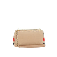 Petit sac Lola en laine rayé - Light Camel