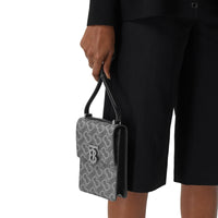 Sac Robin en toile écologique Monogram - Charcoal & Black