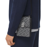 Sac Robin en toile écologique Monogram - Charcoal & Black