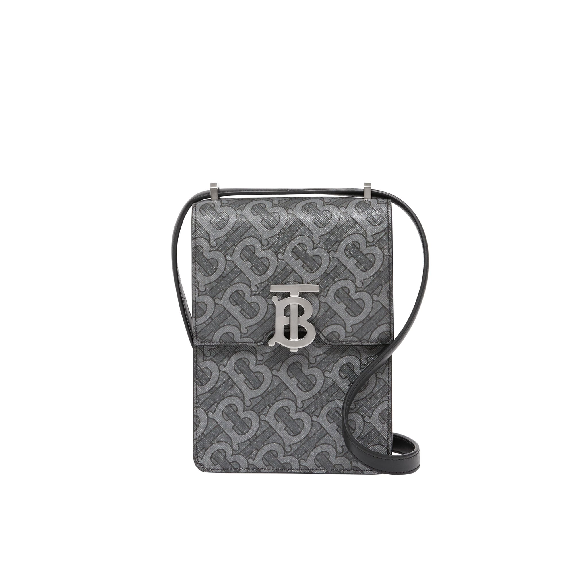 Sac Robin en toile écologique Monogram - Charcoal & Black