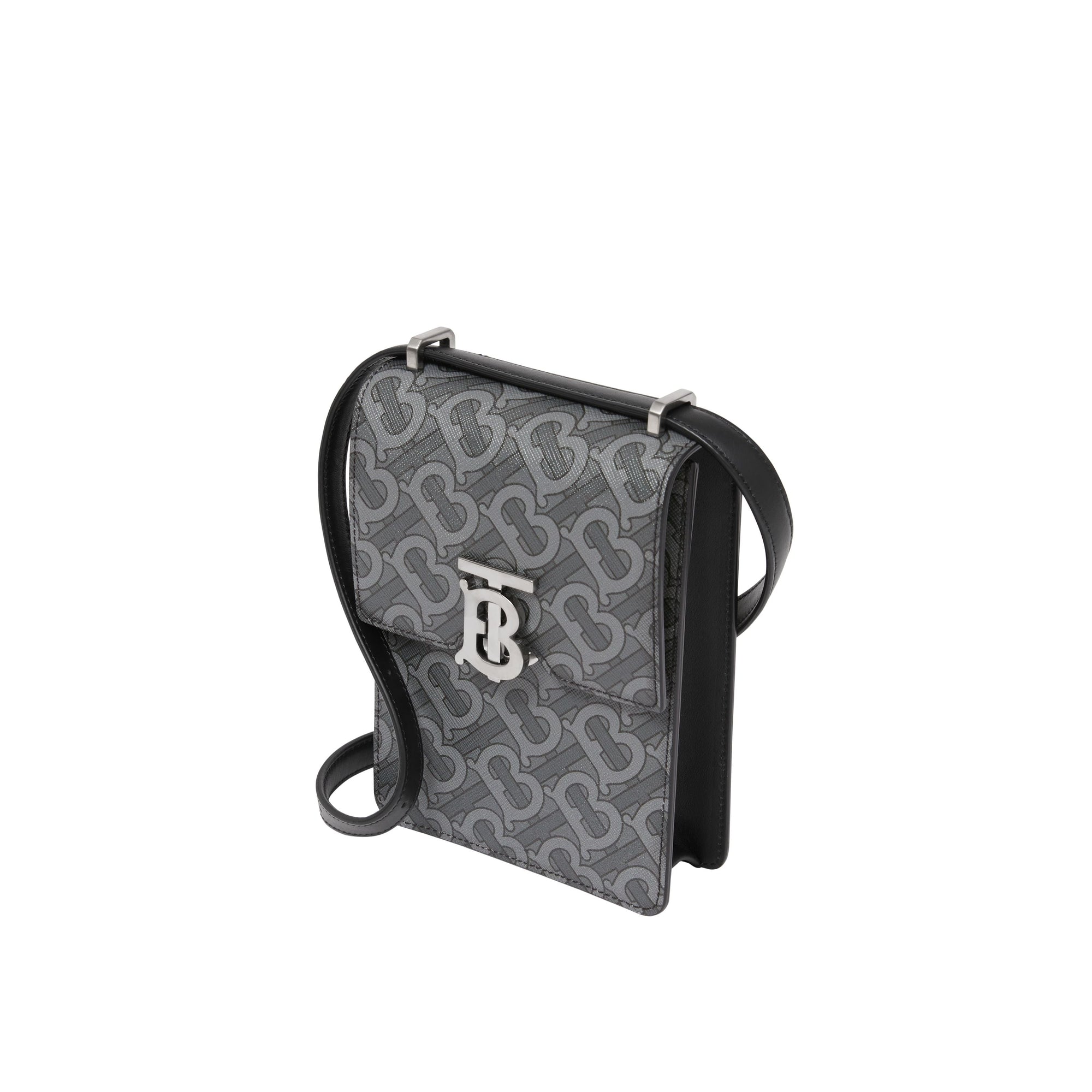 Sac Robin en toile écologique Monogram - Charcoal & Black