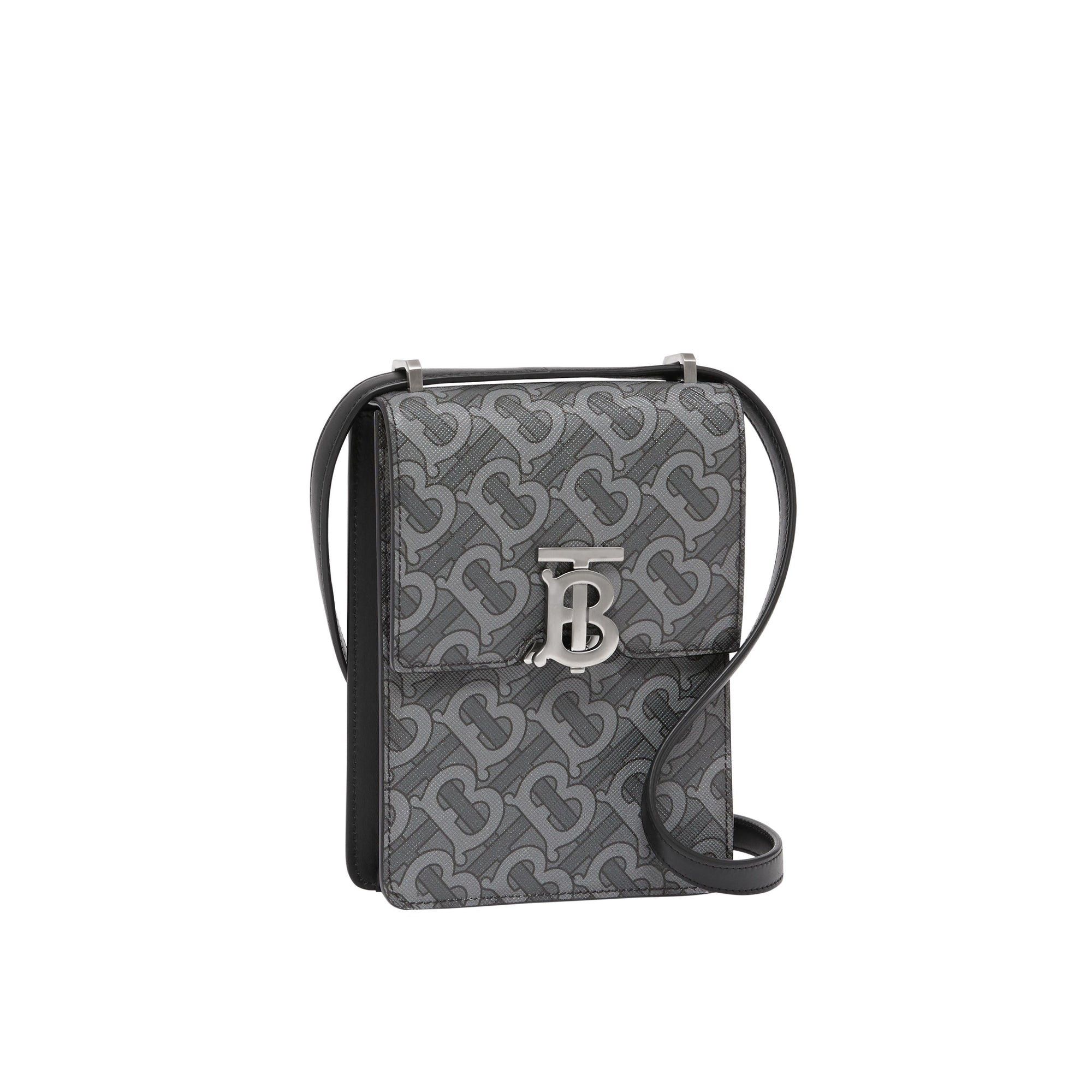 Sac Robin en toile écologique Monogram - Charcoal & Black