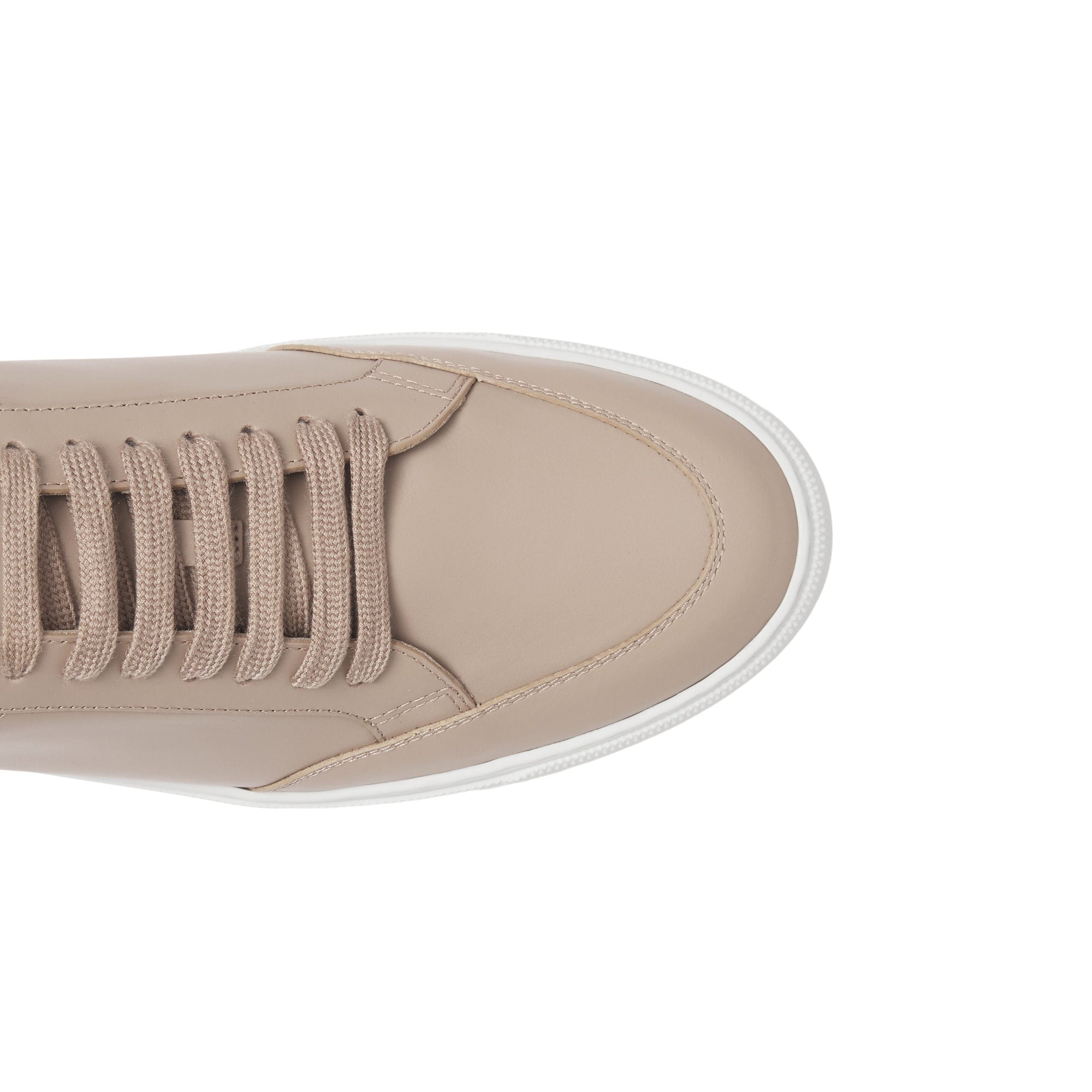 Sneakers en cuir à logo plaqué or - Honey & Archive