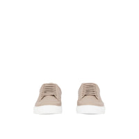 Sneakers en cuir à logo plaqué or - Honey & Archive