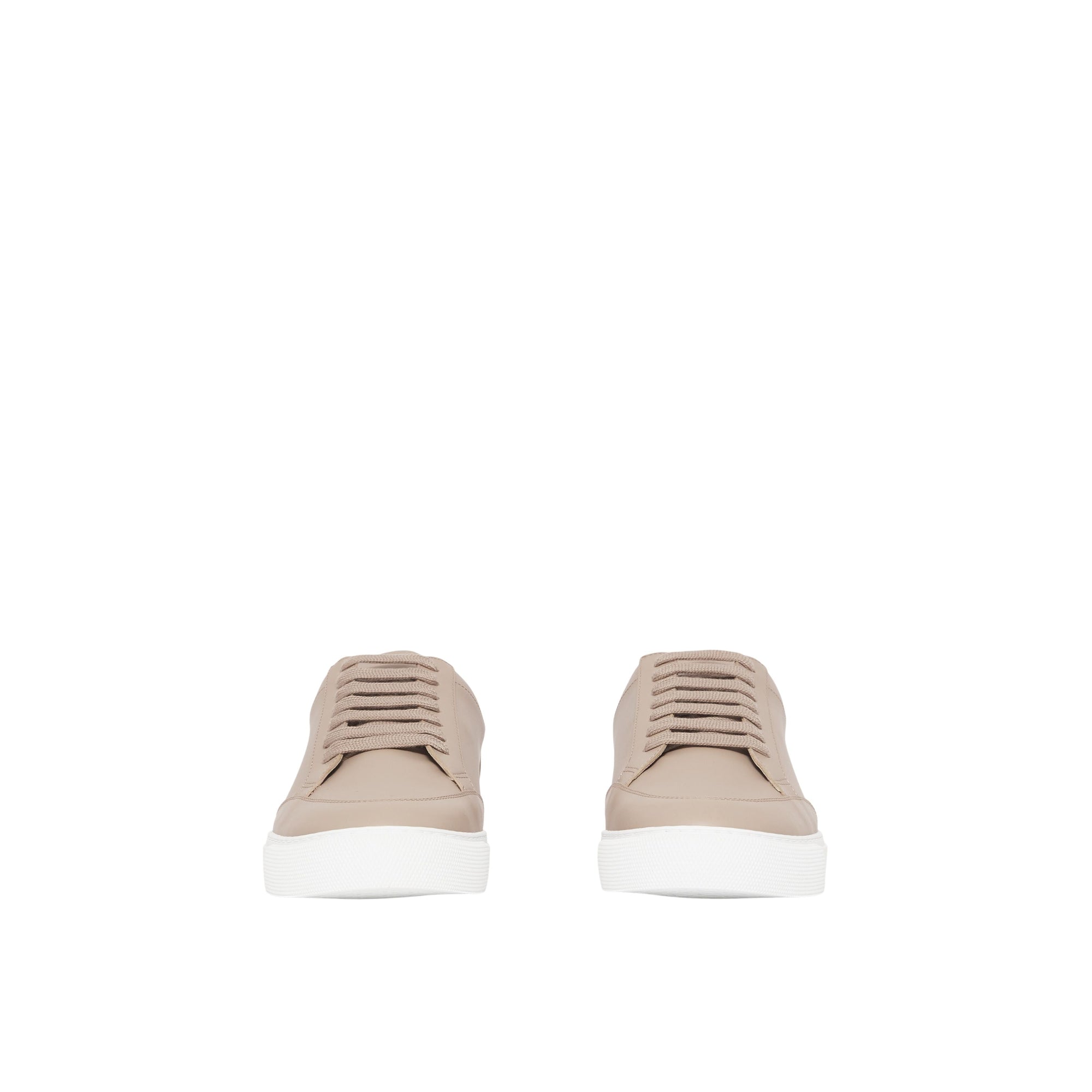 Sneakers en cuir à logo plaqué or - Honey & Archive