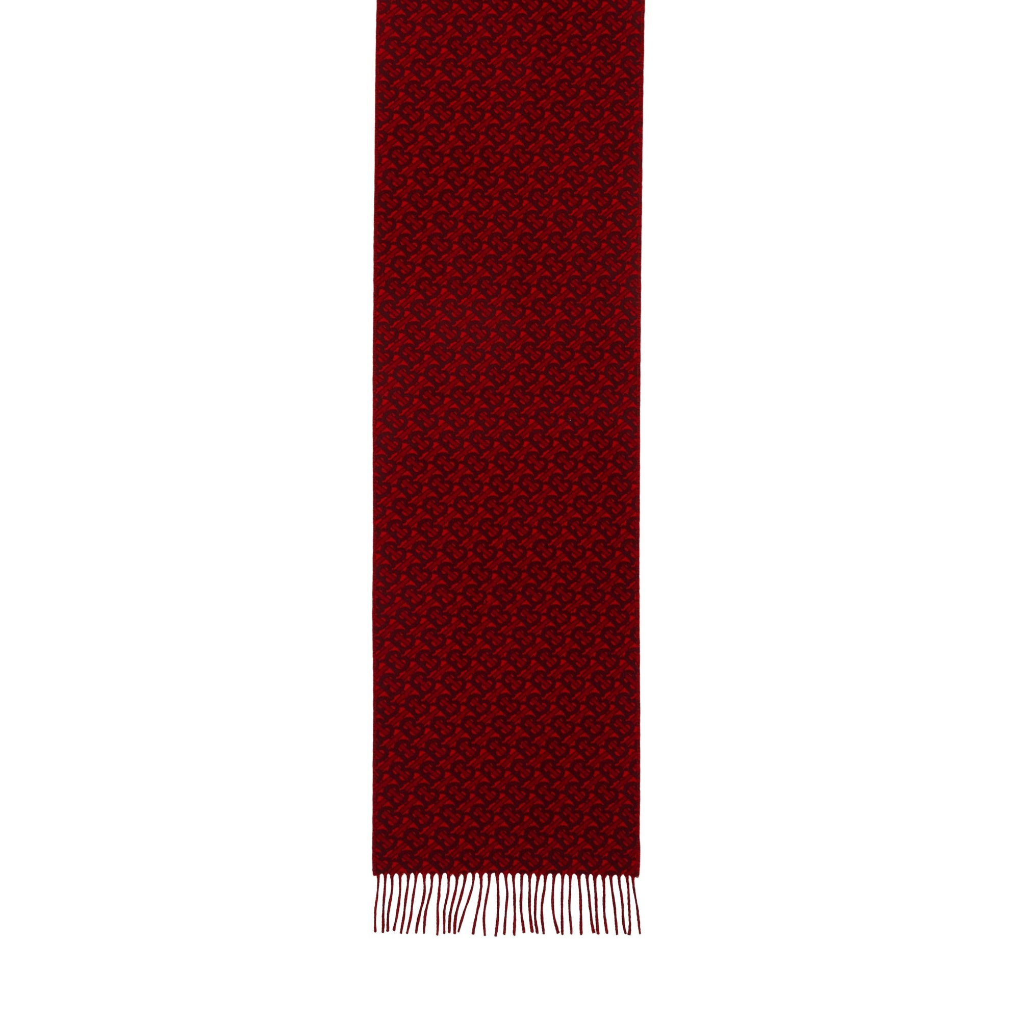 Écharpe en jacquard de cachemire Monogram - Red