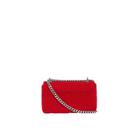 Mini sac Lola en tissu éponge avec motif Love - Red & White