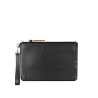 Pochette zippée en cuir Horseferry - Black