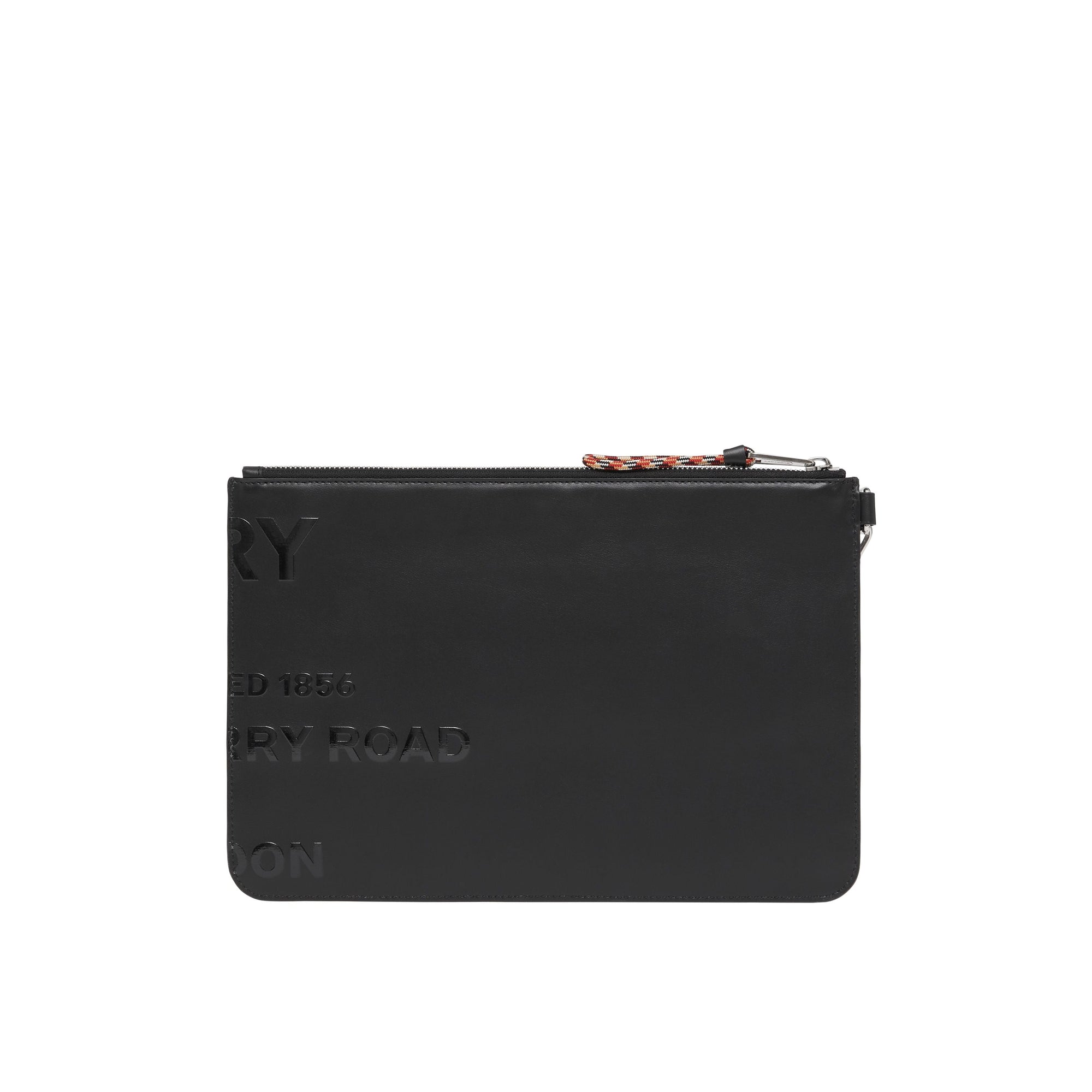 Pochette zippée en cuir Horseferry - Black