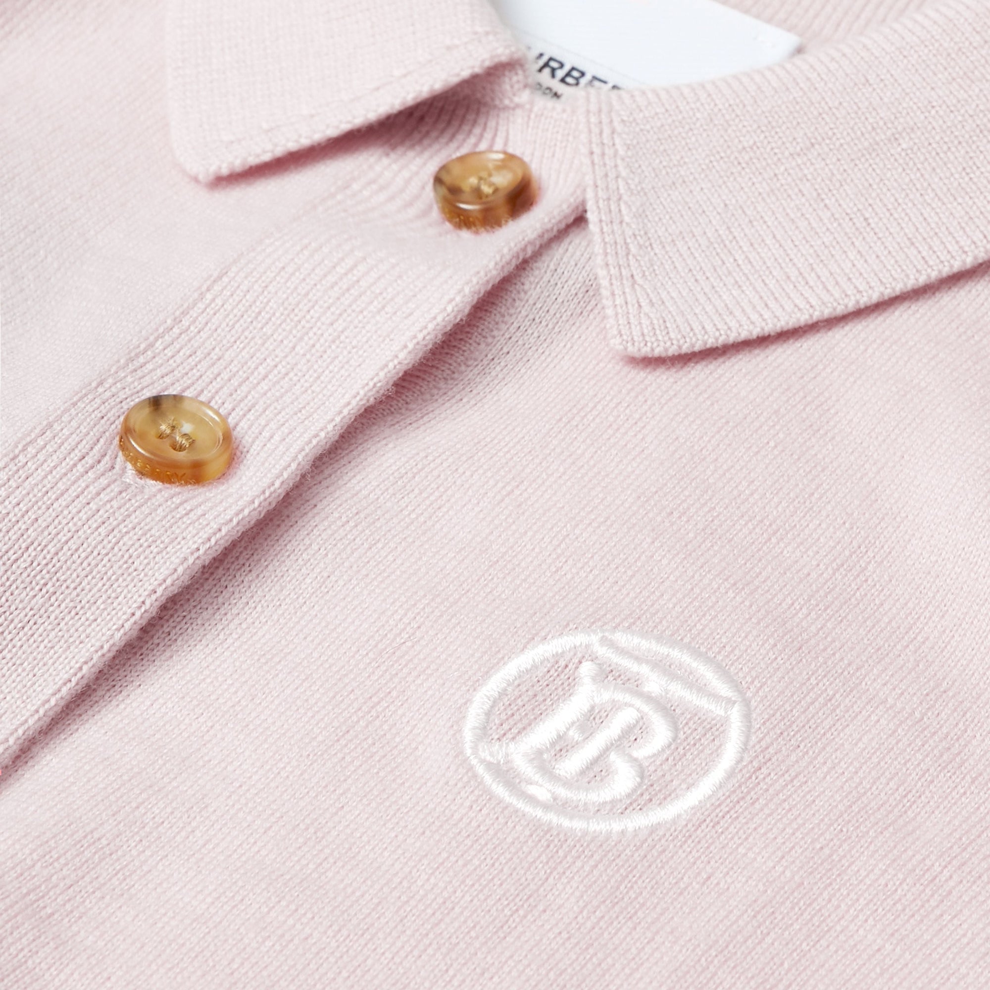 Cardigan en laine Monogram - Light Pink